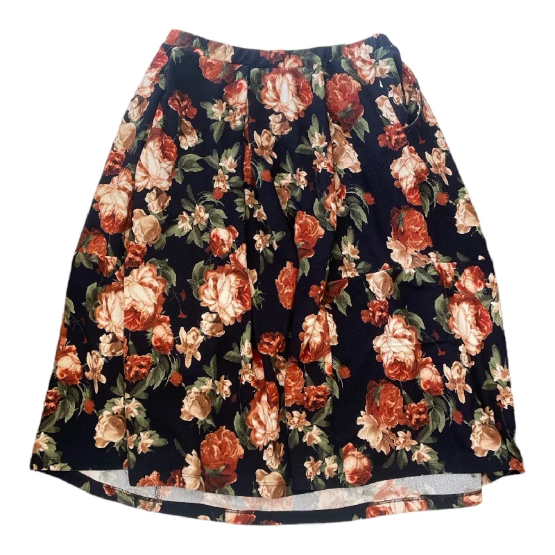 Satin skirts with a draped frontSkirt Midi By Le Lis  Size: L