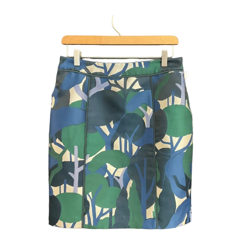 Printed silk skirts in a vibrant colorSkirt Mini & Short By Ann Taylor O  Size: 6petite