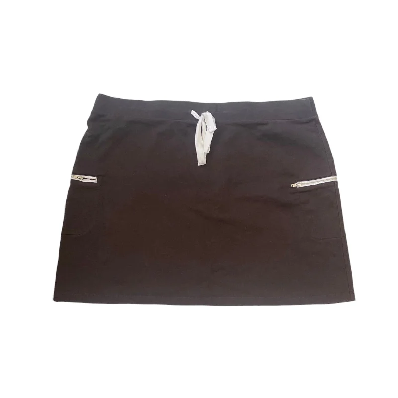 Pencil skirts with a side slit and bowSkirt Mini & Short By Loft  Size: L