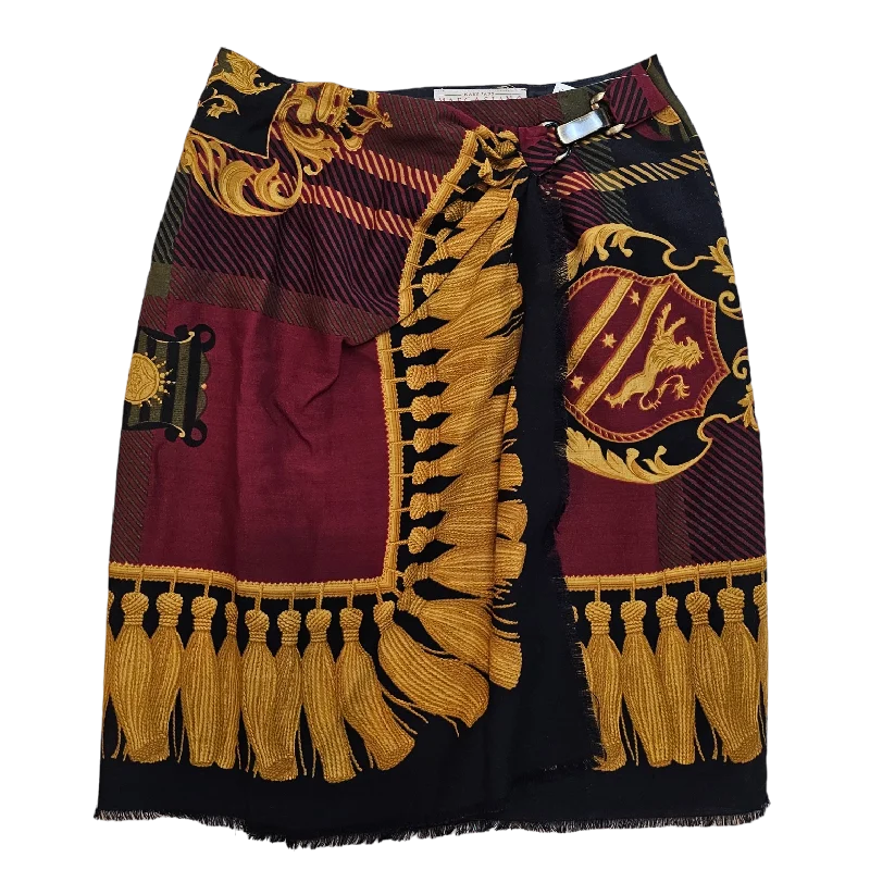 Wrap around skirts with a tie detailSkirt Mini & Short By Mary Jane  Size: M