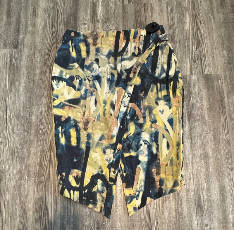 Satin skirts with a ruffled waistSkirt Mini & Short By Rachel Roy  Size: S