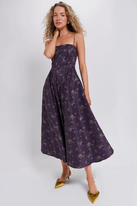 High - Neck Maxi Dresses for a Modest LookAmethyst Rosette Naomi Dress