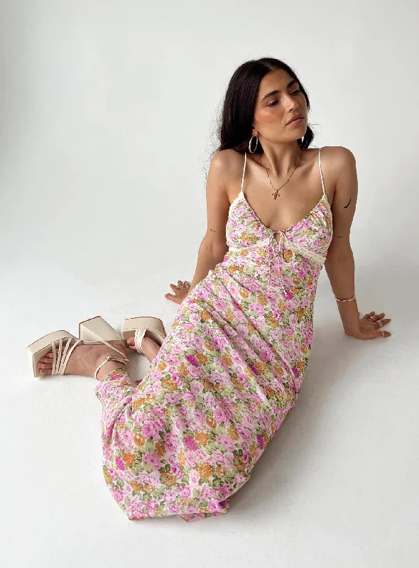 Maxi Dresses for Baby ShowersEmily Maxi Dress Pink Floral Petite