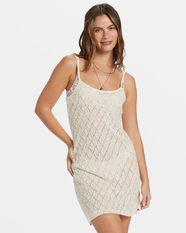 Maxi Dresses with Rhinestone Embellishments for a Glitzy LookErin Mini Swim Cover-Up - Dove
