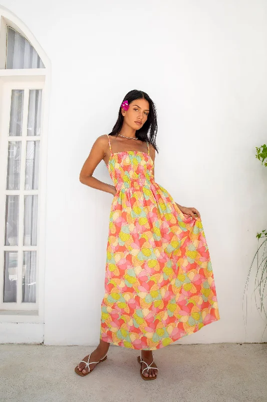 Maxi Dresses for Romantic Date NightsFORTUNATE ONE In Bloom Maxi Dress Floral