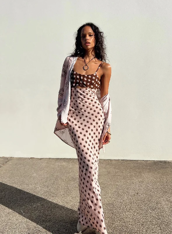 Maxi Dresses for Music Festivals with a Bohemian FlairFreda Maxi Dress Pink