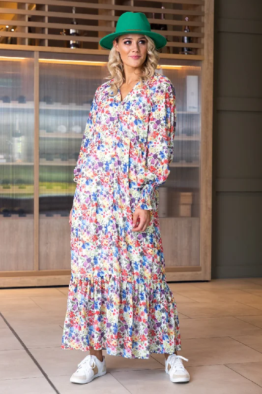Maxi Dresses with Strap - Tie Details for a Personalized FitKaiya Dress