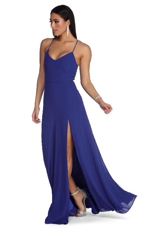 Fairy - Like Tulle Maxi Dresses for Special OccasionsKassidy Formal Chiffon Dress