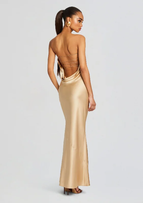 Maxi Dresses for Family Gatherings During HolidaysKeaton Silk Dress