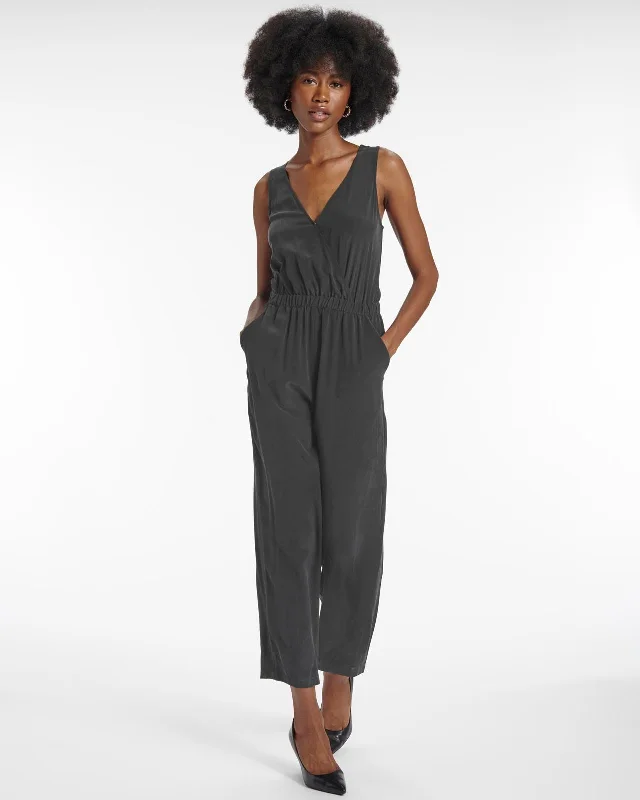 Retro Polka - Dot Maxi Dresses for a Nostalgic FeelLima Silk Mix Jumpsuit