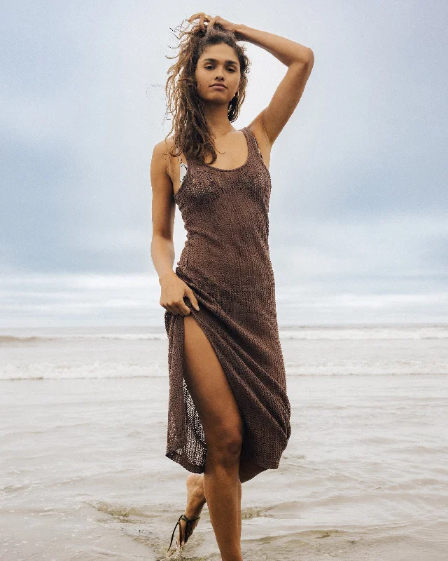 Vintage - Inspired Maxi Dresses with Puffed SleevesLunar Days Midi Swim Cover-Up - Kona