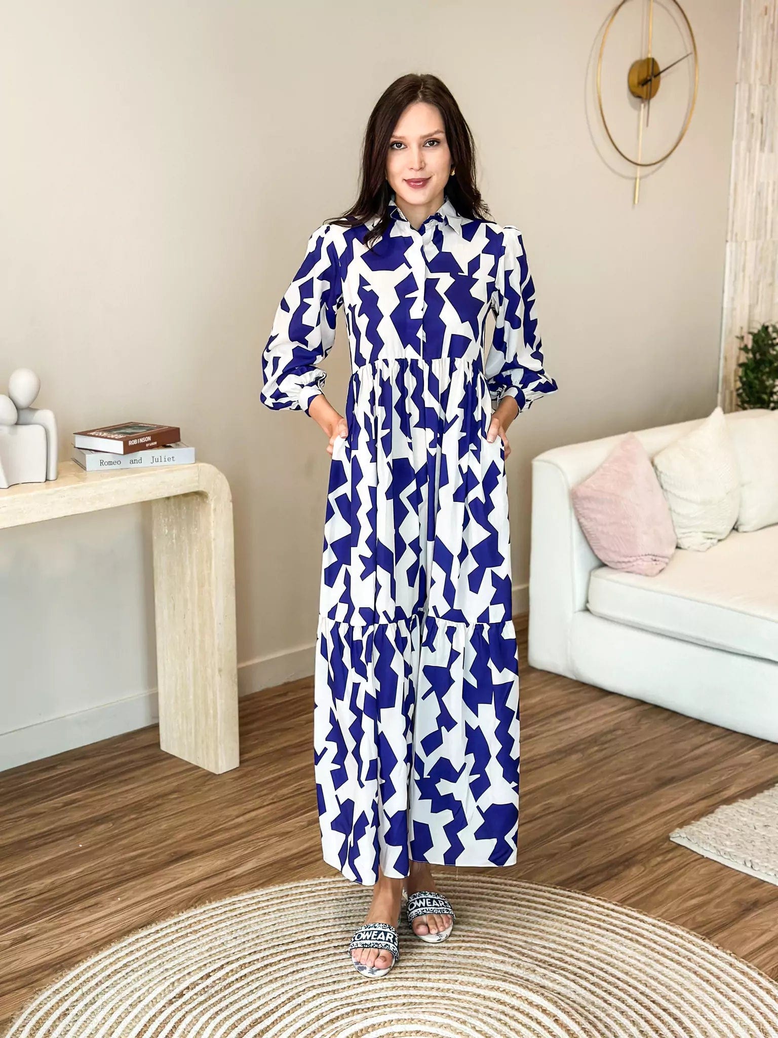 Fresh Green Maxi Dresses for a Natural VibePeppermint Dress In Blue
