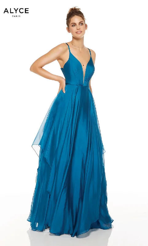 Calming Blue Maxi Dresses for a Soothing LookThe Secret Dress by Alyce Dress 1513