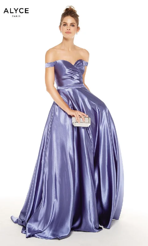 High - Neck Maxi Dresses for a Modest LookThe Secret Dress by Alyce Dress 1528