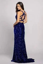 Lace Trimmed Party Dresses with Bow Back for Ladies' Dainty and Feminine Look2232