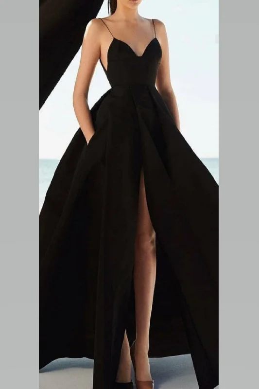 Party Dresses with Embroidered Birds and Sequined Floral Motifs for Ladies' Nature Inspired and Elegant LookBox Pleats Black Long Prom Dresses with High Slit Front Party Dresses with Embroidered Birds and Sequined Floral Motifs for Ladies' Nature Inspired and Elegant LookBox Pleats Black Long Prom Dresses with High Slit Front