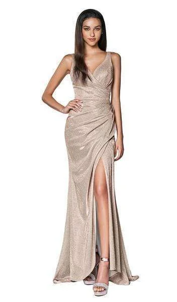Party Dresses with Lace Insertions on the Skirt and Beaded Waistband for Ladies' Feminine and Glamorous LookCinderella Divine - Plunging V-neck Glitter Trumpet Dress CF332 Party Dresses with Lace Insertions on the Skirt and Beaded Waistband for Ladies' Feminine and Glamorous LookCinderella Divine - Plunging V-neck Glitter Trumpet Dress CF332