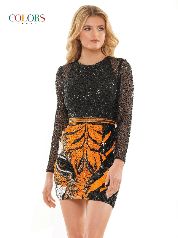 Party Dresses with Sequined Hearts and Ruffled Hem and Satin and Lace Combo for Ladies' Romantic and Feminine LookColors 2807 Colors Long Sleeve Beaded Cocktail Dress Party Dresses with Sequined Hearts and Ruffled Hem and Satin and Lace Combo for Ladies' Romantic and Feminine LookColors 2807 Colors Long Sleeve Beaded Cocktail Dress
