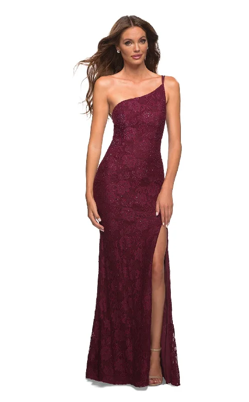 Party Dresses with Pleated Skirts and Lace Overlay for Ladies' Feminine and Timeless LookLa Femme 30441 Dress Party Dresses with Pleated Skirts and Lace Overlay for Ladies' Feminine and Timeless LookLa Femme 30441 Dress