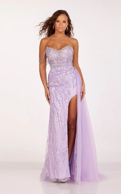 Party Dresses with Satin Trimmed Collar and Bow Back and Embroidered Skirt for Ladies' Classic and Intricate LookLucci Lu 1330 Dress Party Dresses with Satin Trimmed Collar and Bow Back and Embroidered Skirt for Ladies' Classic and Intricate LookLucci Lu 1330 Dress