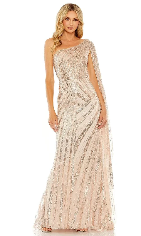 Party Dresses with Lace Insertions on the Skirt and Beaded Waistband and Ruffled Hem for Ladies' Feminine and Flirty LookMac Duggal 20528 - Bead Embellished Asymmetric Evening Dress Party Dresses with Lace Insertions on the Skirt and Beaded Waistband and Ruffled Hem for Ladies' Feminine and Flirty LookMac Duggal 20528 - Bead Embellished Asymmetric Evening Dress