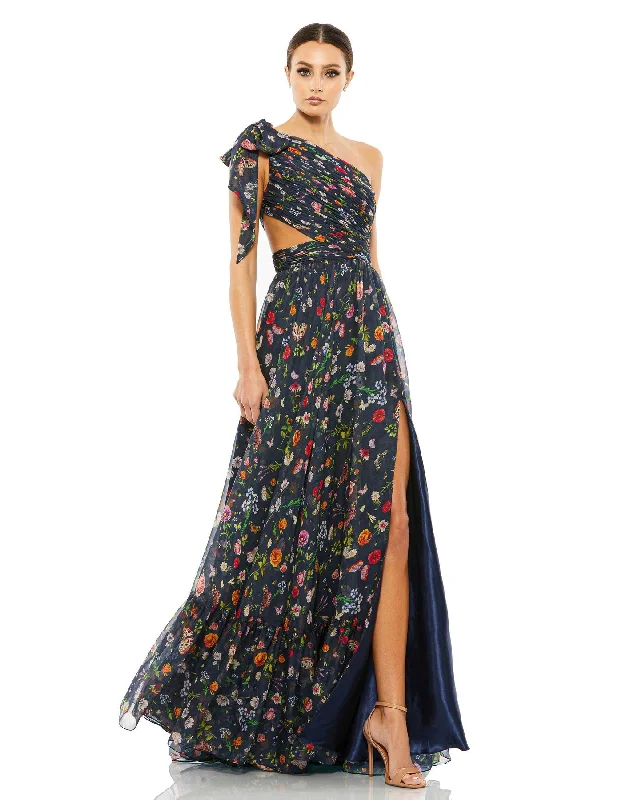 Bohemian Embroidered Party Dresses for Ladies' Beach PartiesMac Duggal Dress 67938
