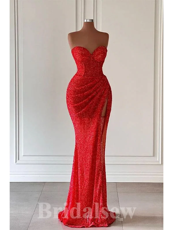 Party Dresses with Pleated Tulle Skirt and Sequined Geometric Shapes and Lace Overlay for Ladies' Princess and Feminine LookRed Mermaid Sequin Sparkly Strapless Party Women Long Evening Prom Dresses PD642 Party Dresses with Pleated Tulle Skirt and Sequined Geometric Shapes and Lace Overlay for Ladies' Princess and Feminine LookRed Mermaid Sequin Sparkly Strapless Party Women Long Evening Prom Dresses PD642