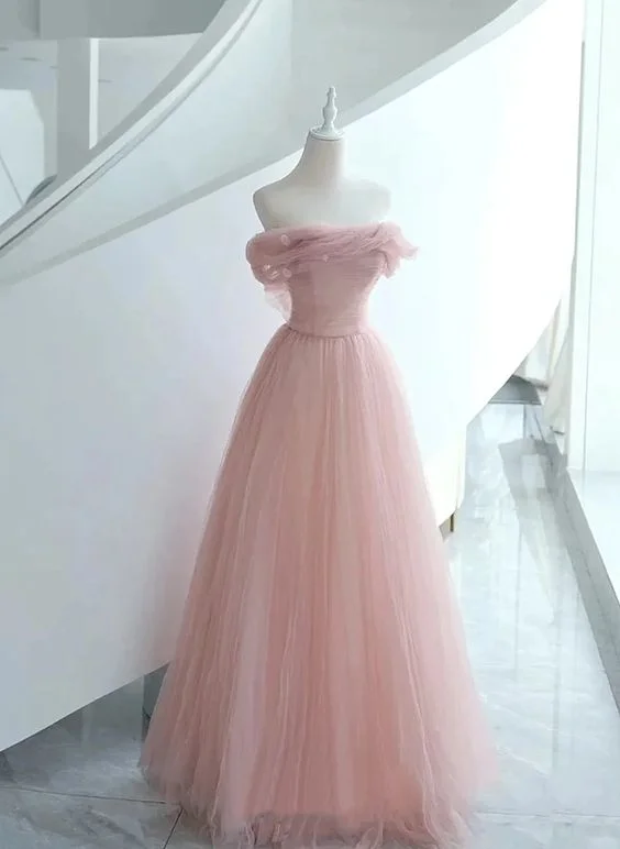 Party Dresses with Satin Trimmed Collar and Bow Back and Embroidered Skirt and Sequined Bodice for Ladies' Classic and Glamorous LookPink Tulle Scoop A-line Floor Length Party Dress, Pink Off Shoulder Formal Dress Prom Dress cg25013 Party Dresses with Satin Trimmed Collar and Bow Back and Embroidered Skirt and Sequined Bodice for Ladies' Classic and Glamorous LookPink Tulle Scoop A-line Floor Length Party Dress, Pink Off Shoulder Formal Dress Prom Dress cg25013