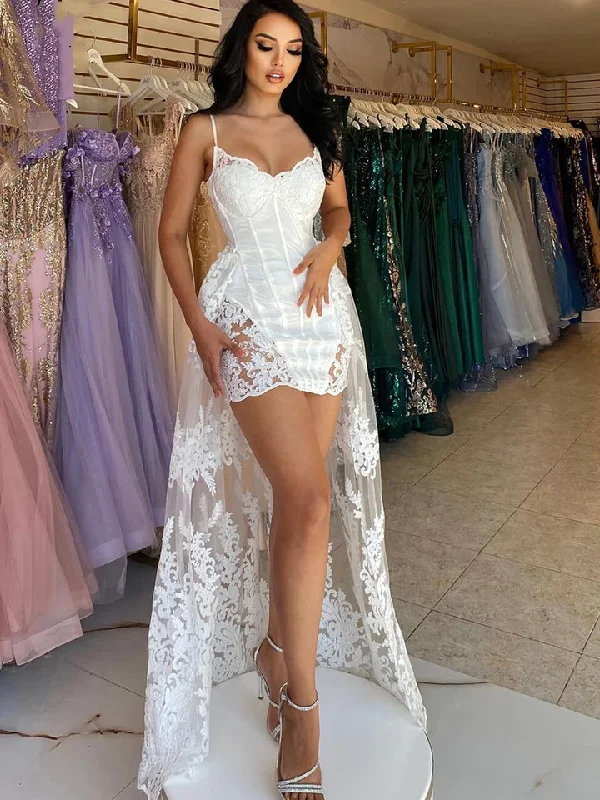 Party Dresses with Sequined Stripes and Sheer Back for Ladies' Bold and Sexy LookSpaghetti Lace Short Wedding Dresses, Newest 2023 Long Prom Dresses, Sexy Evening Party Dresses Party Dresses with Sequined Stripes and Sheer Back for Ladies' Bold and Sexy LookSpaghetti Lace Short Wedding Dresses, Newest 2023 Long Prom Dresses, Sexy Evening Party Dresses