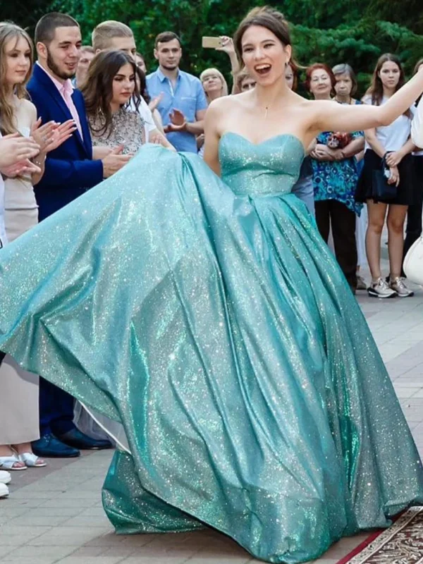 Party Dresses with Satin Trimmed Collar and Bow Back and Embroidered Skirt for Ladies' Classic and Intricate LookSparkly Popular Long Prom Dresses, Sweetheart Strapless Newest 2020 Prom Dresses Party Dresses with Satin Trimmed Collar and Bow Back and Embroidered Skirt for Ladies' Classic and Intricate LookSparkly Popular Long Prom Dresses, Sweetheart Strapless Newest 2020 Prom Dresses