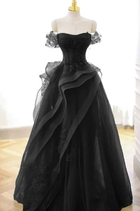 Halter Neck Party Dresses with Ruffled Hem for Ladies' Summer CelebrationsTulle Lace Long Prom Dress cg25027 Halter Neck Party Dresses with Ruffled Hem for Ladies' Summer CelebrationsTulle Lace Long Prom Dress cg25027