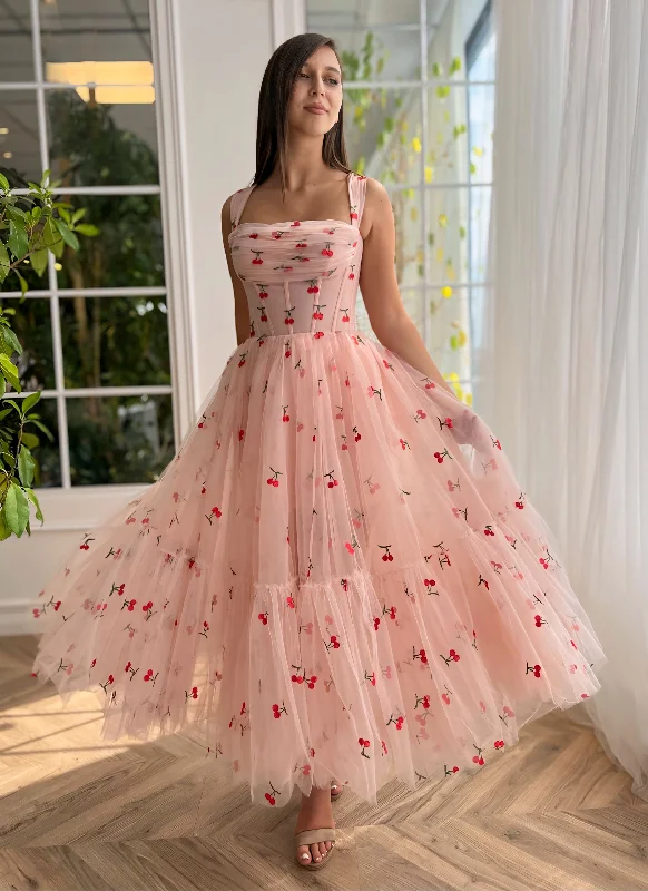 Affordable midi dress for budget - conscious shoppersCherry Cupcake Midi Dress