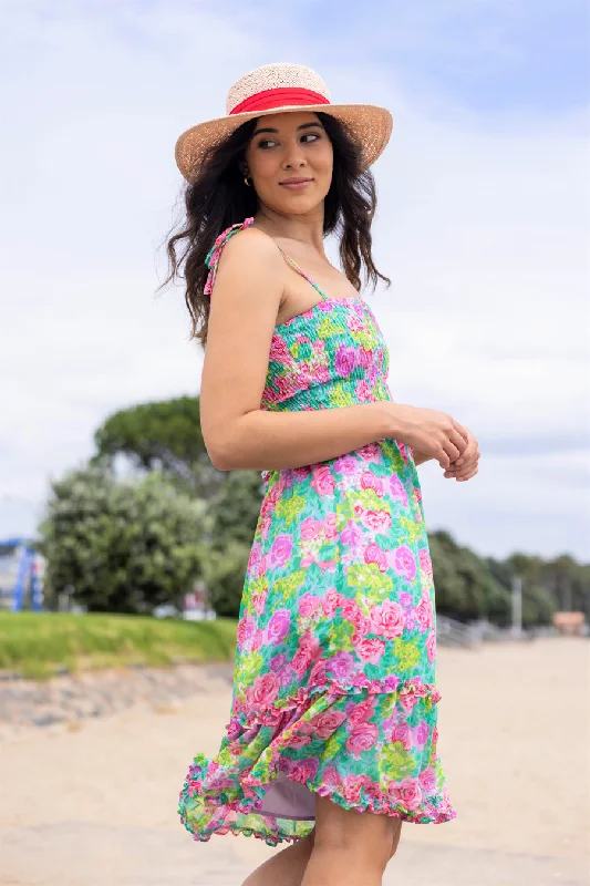 Midi dress for a shopping spree while remaining comfortable on your feetDee Midi Dress