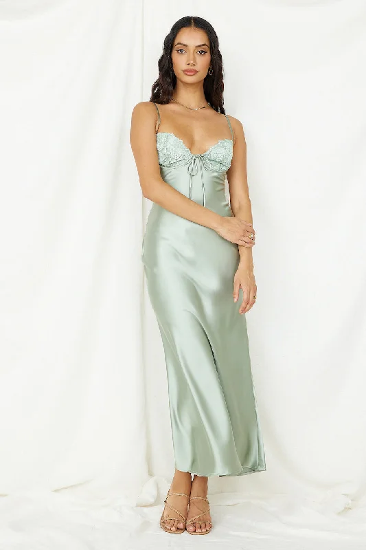 Embroidered - beadwork midi dress for a luxurious and detailed lookDestination Wedding Midi Dress Khaki