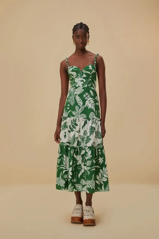 Midi dress for a school event such as a sports day or field tripForest Soul Mix Midi Dress