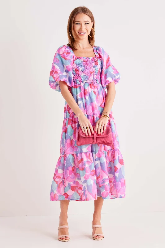 Bow - decorated midi dress for a feminine and charming lookKaylin Dress