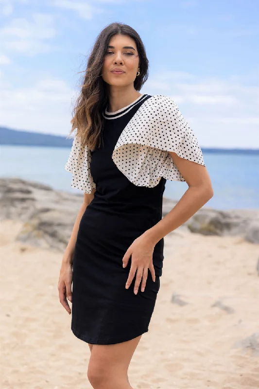 Bow - decorated midi dress for a feminine and charming lookNikki Mini Dress