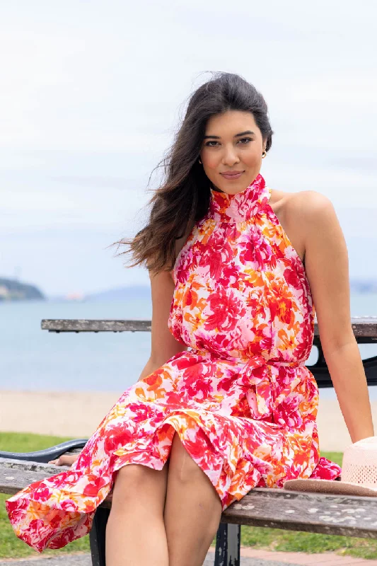 Sleeveless silk midi dress for a sophisticated summer styleRuby Dress