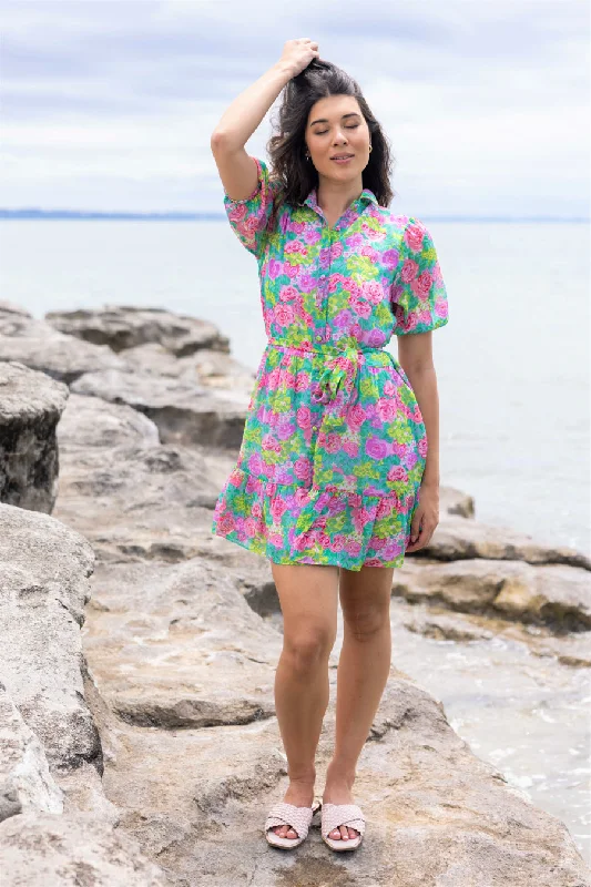 Geometric - pattern midi dress for a modern and stylish appearanceSharnah Mini Dress