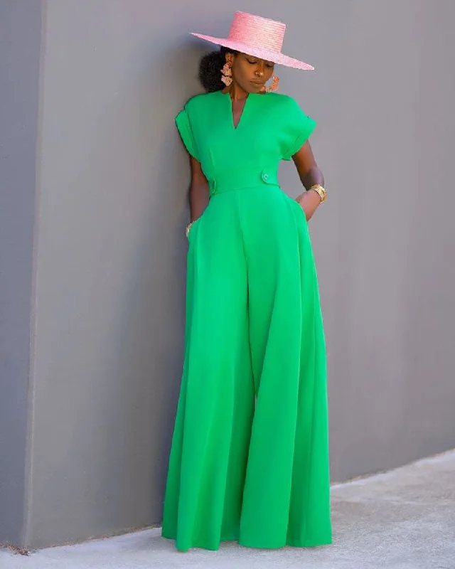 Midi dress for a barbecue with friends and familyUrban Cap Sleeve Jumpsuit/Dress